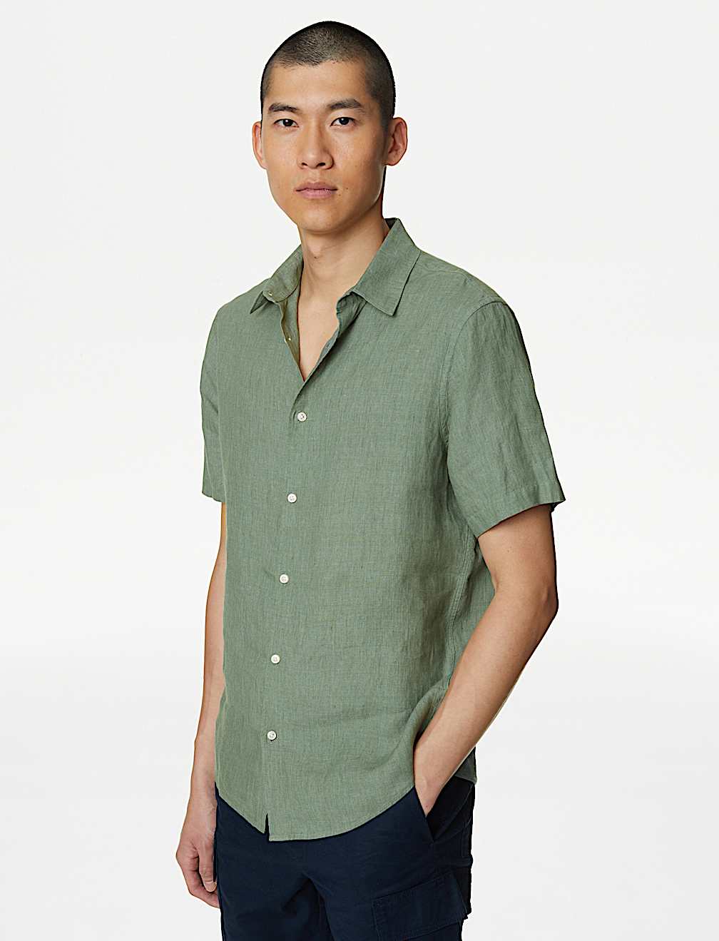Easy Iron Pure Linen Shirt