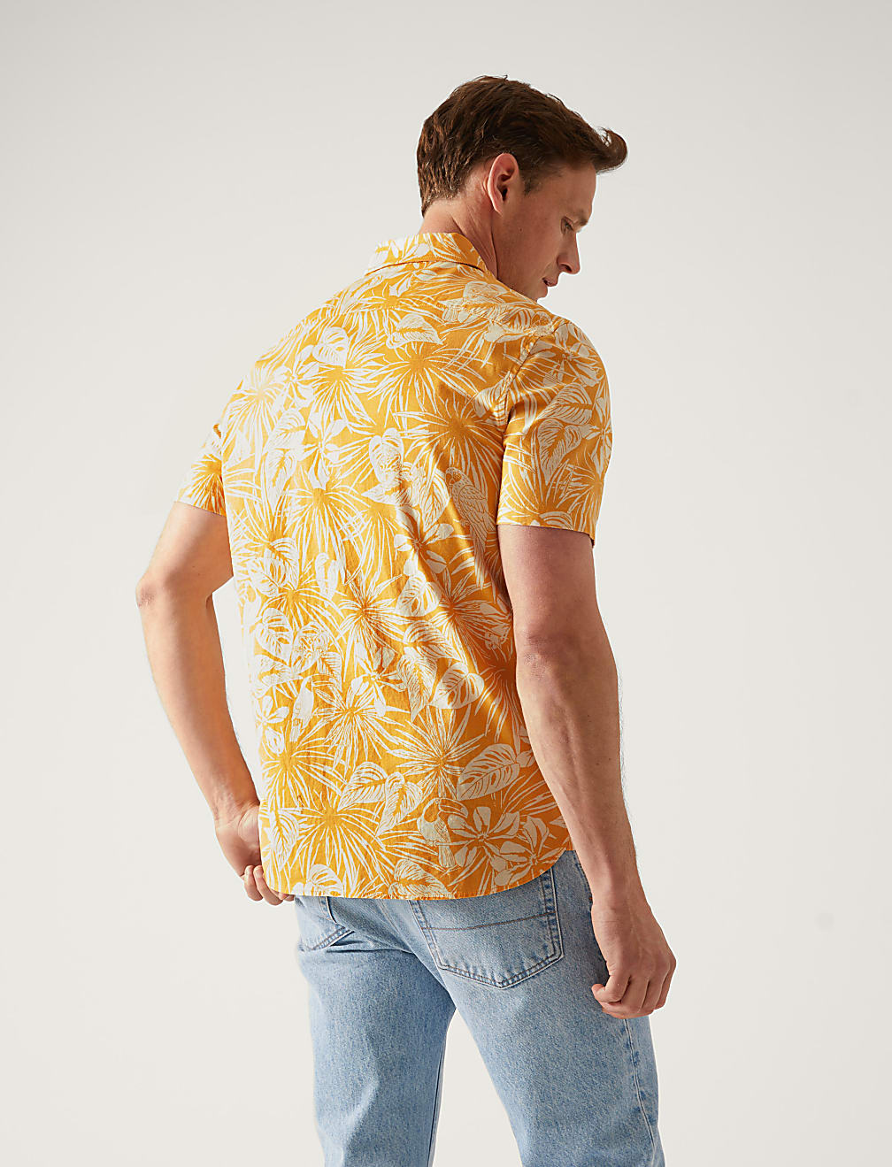 Pure Cotton Hawaiian Cuban Collar Shirt