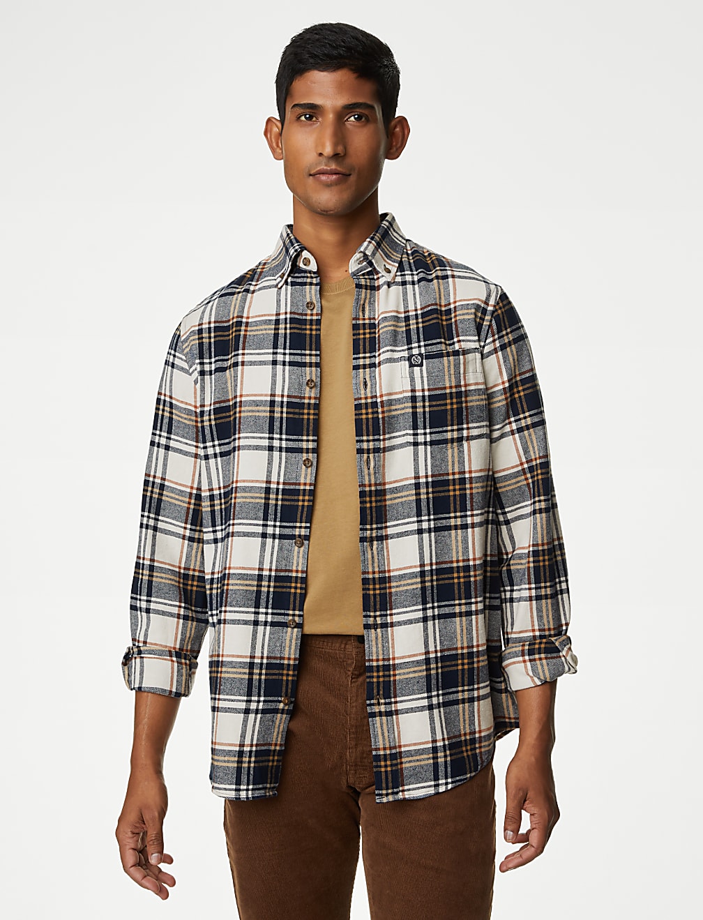 Pure Cotton Flannel Shirt