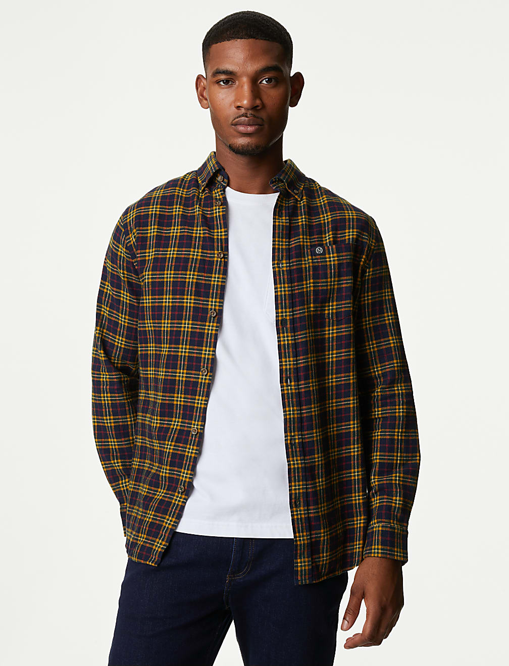 Pure Cotton Flannel Shirt
