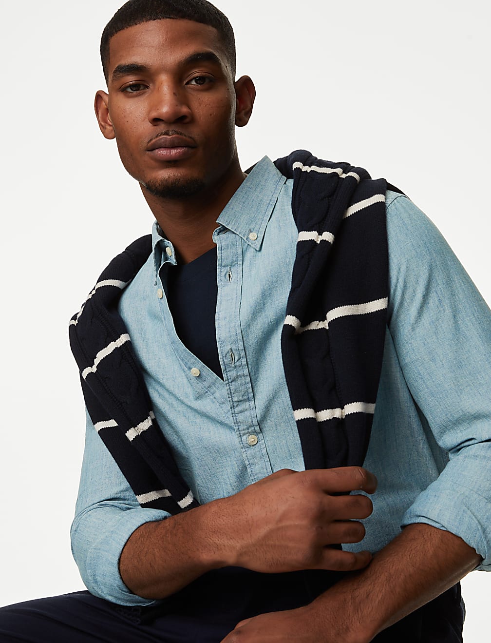 Pure Cotton Denim Heritage Shirt