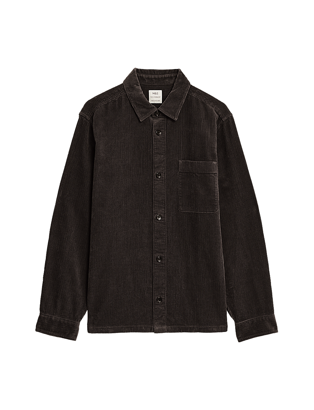 Pure Cotton Corduroy Overshirt