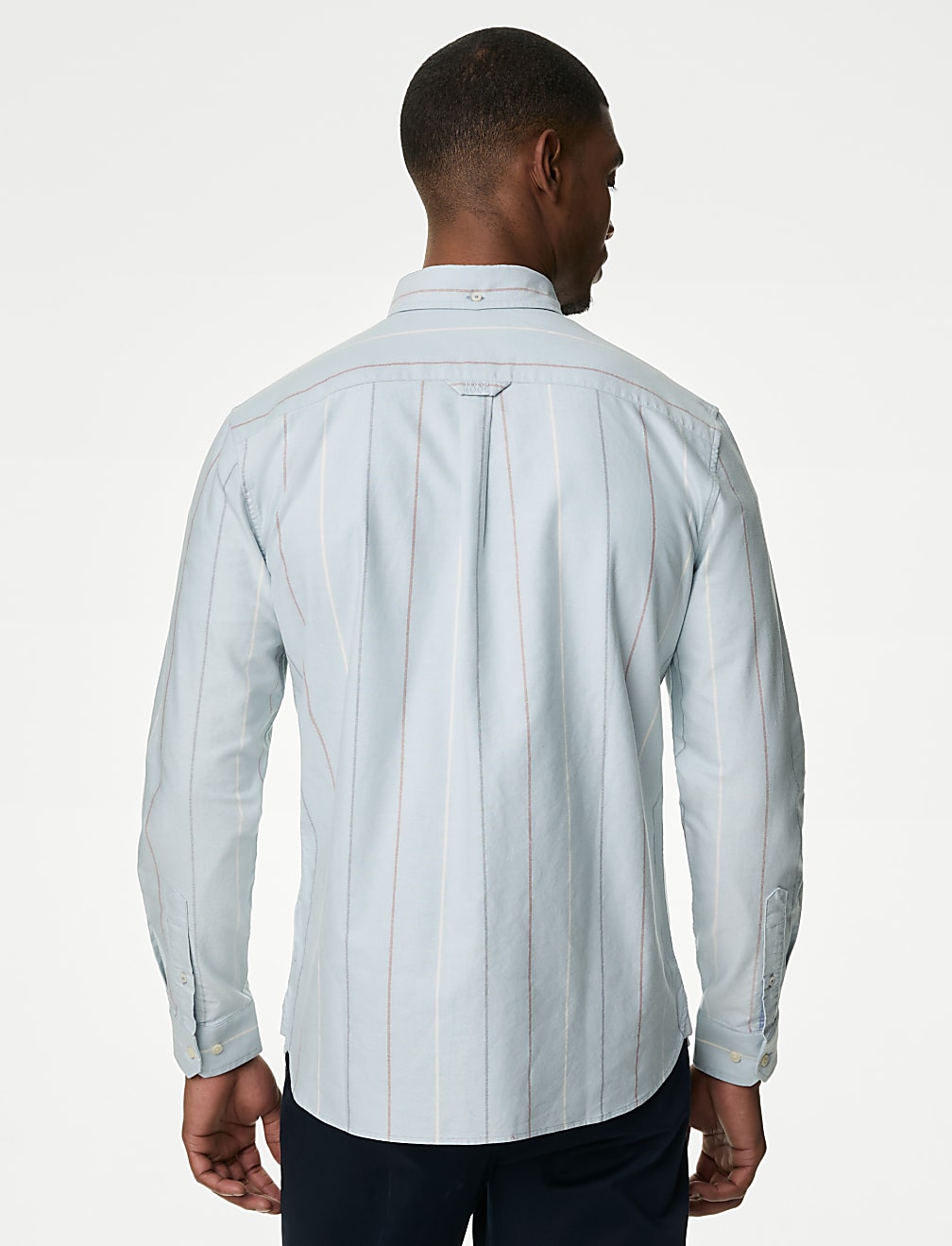 Pure Cotton Striped Oxford Shirt