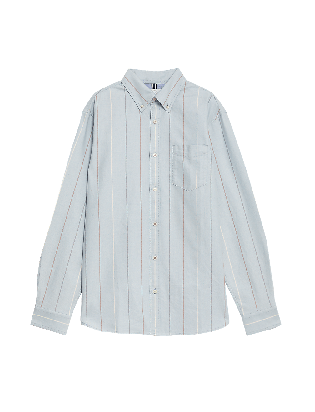 Pure Cotton Striped Oxford Shirt
