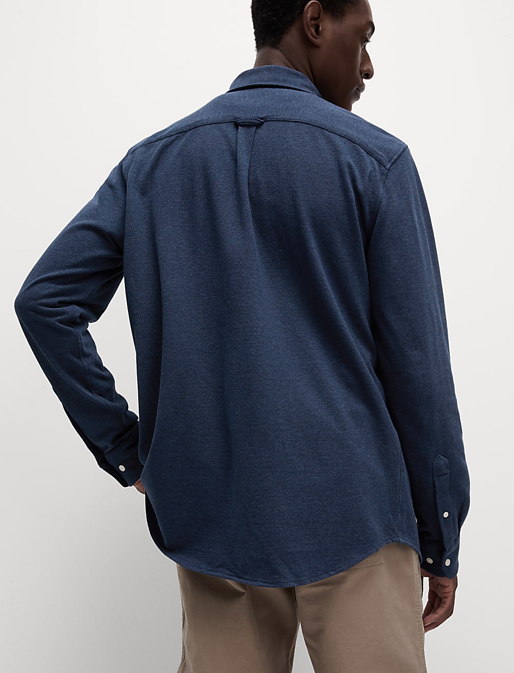 Pure Cotton Pique Shirt