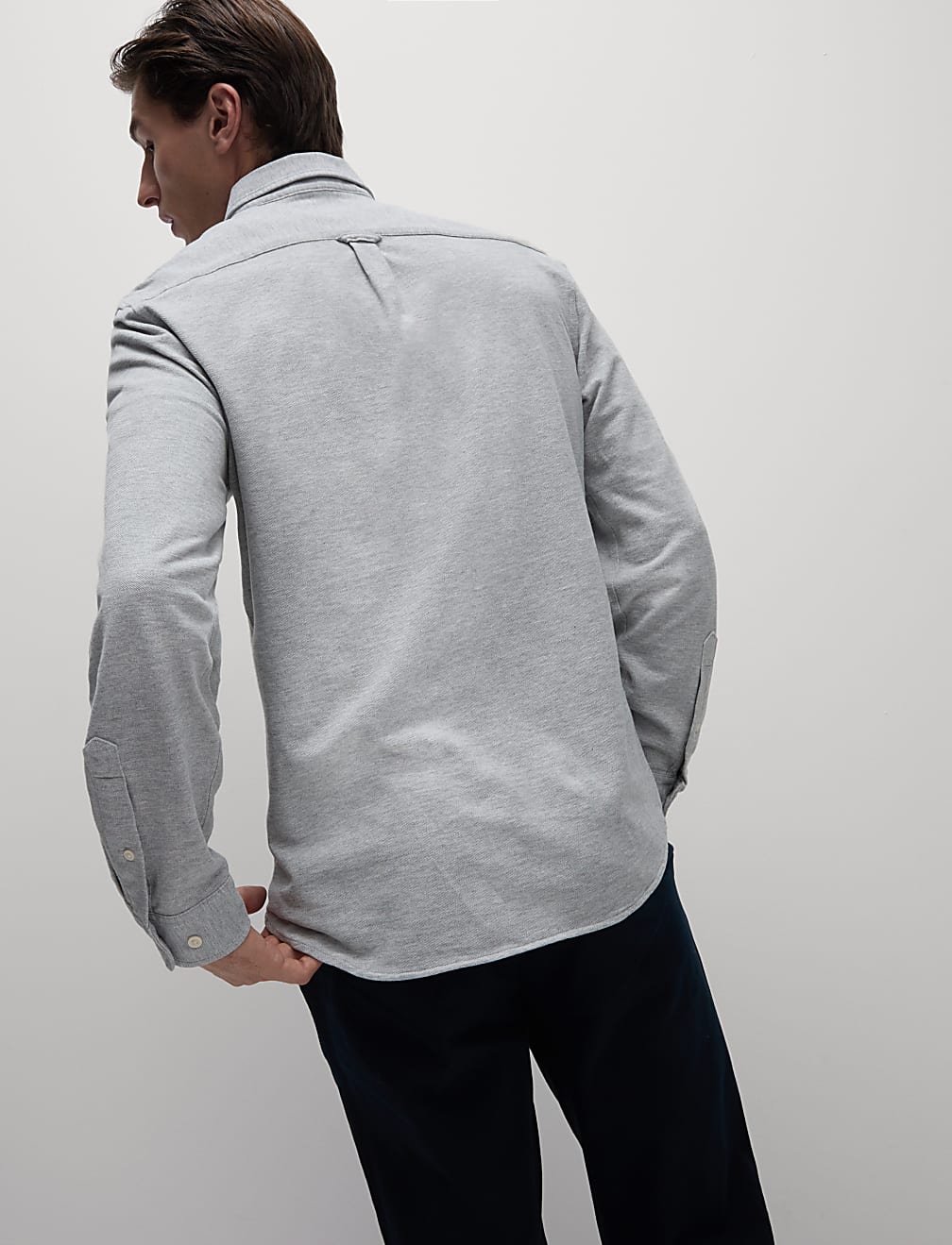 Pure Cotton Pique Shirt