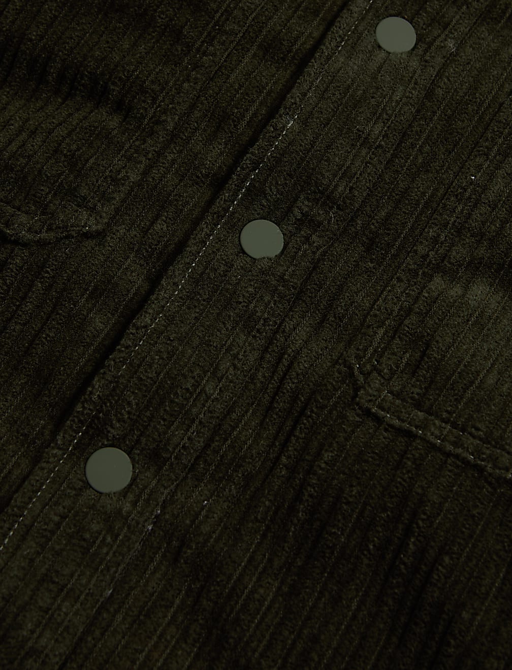 Corduroy Borg Lined Shacket