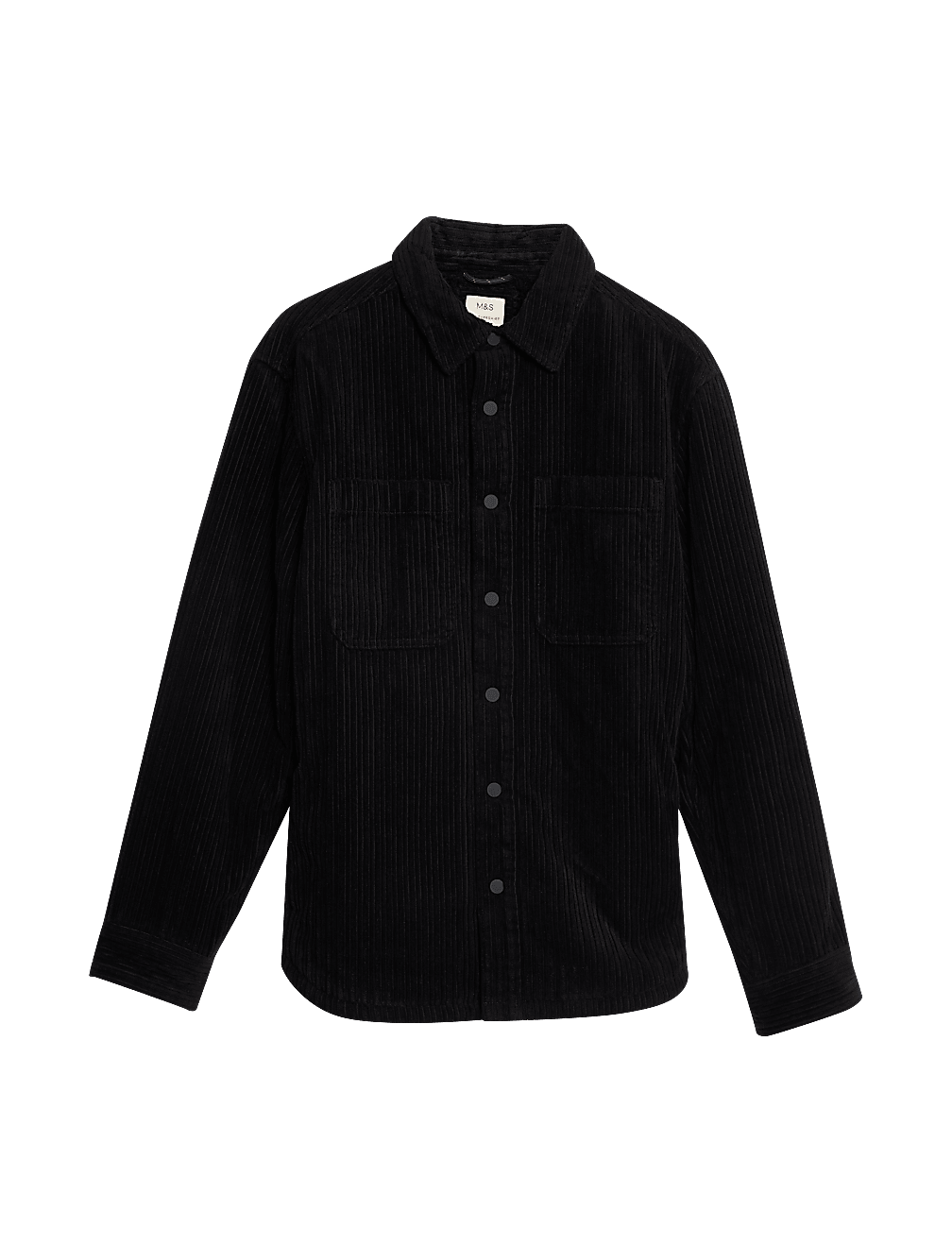 Corduroy Borg Lined Shacket