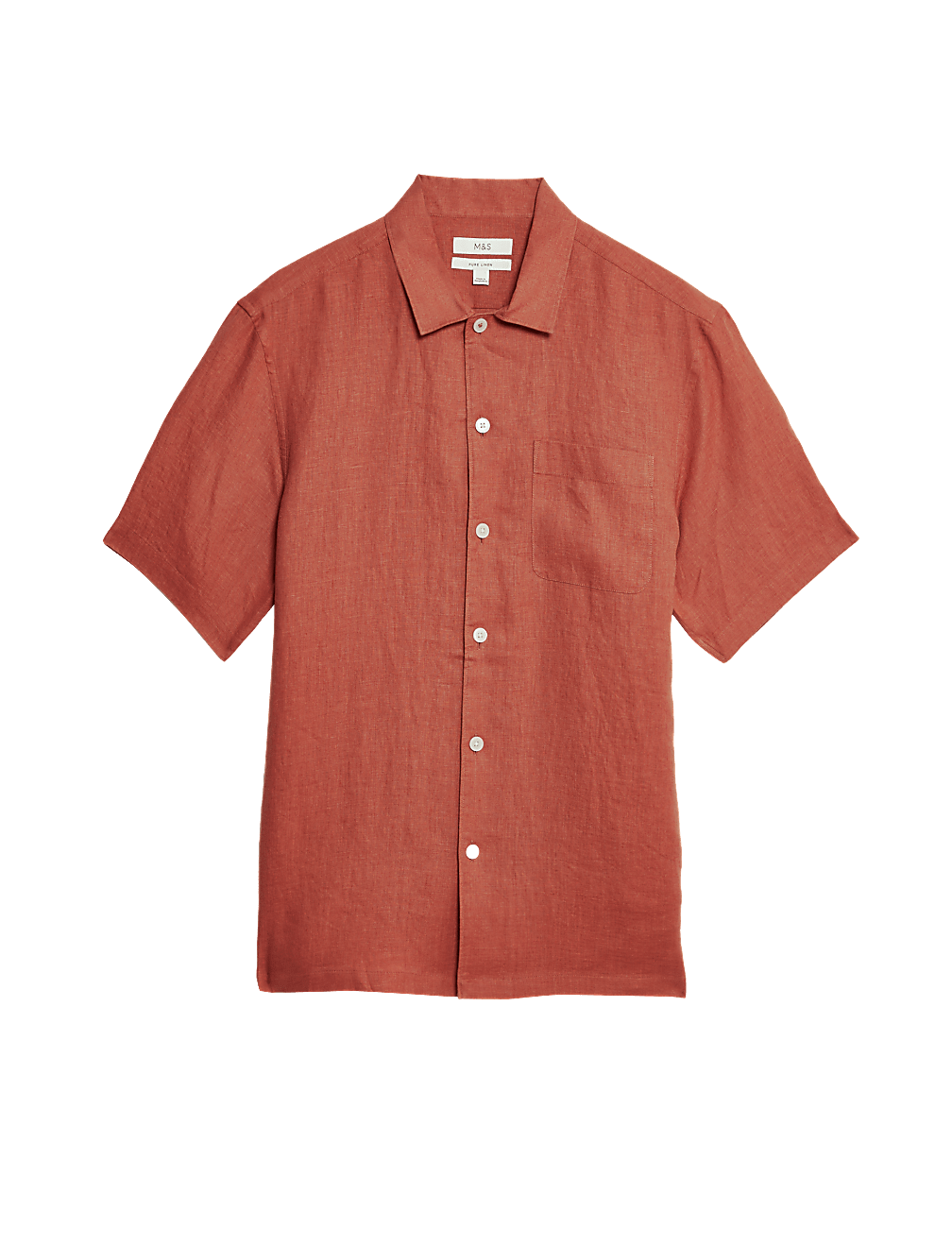Pure Linen Short Sleeve Shirt