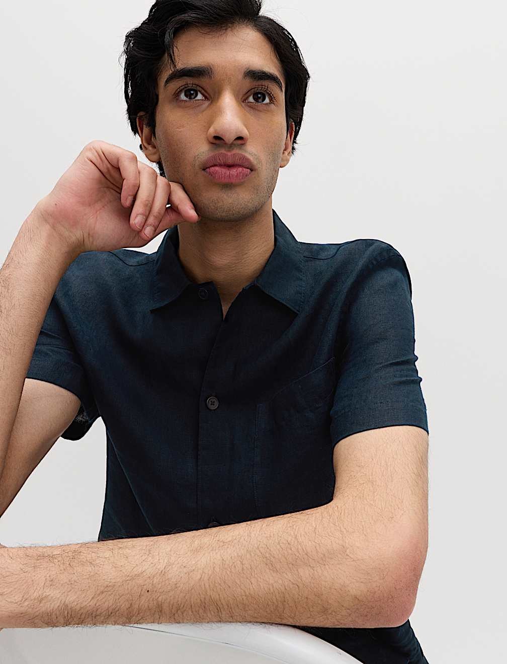 Pure Linen Short Sleeve Shirt