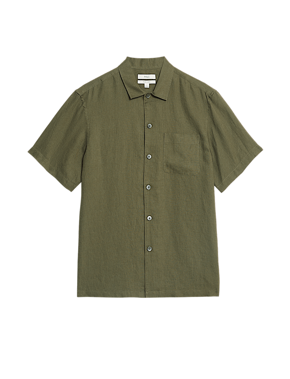 Pure Linen Short Sleeve Shirt