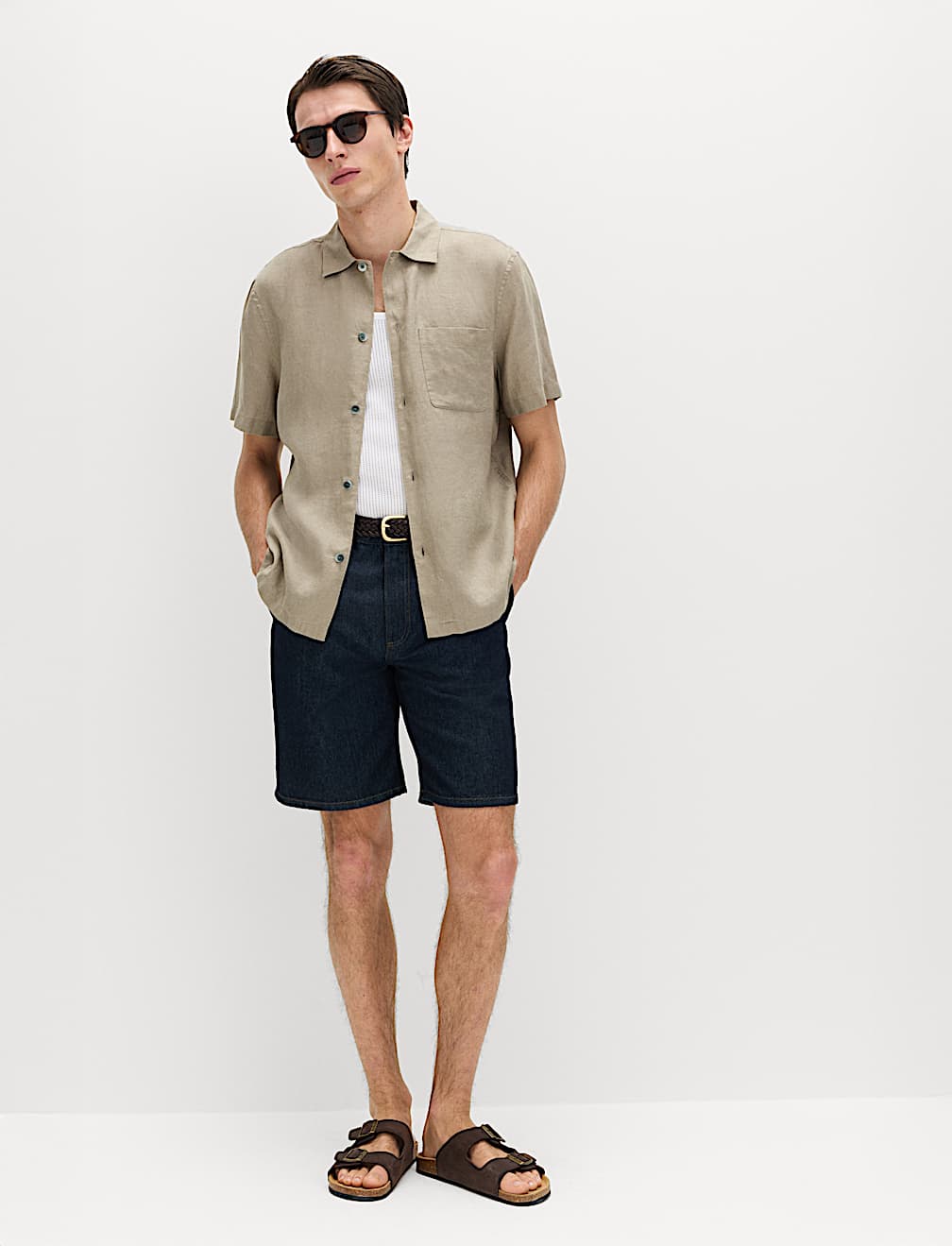 Pure Linen Short Sleeve Shirt
