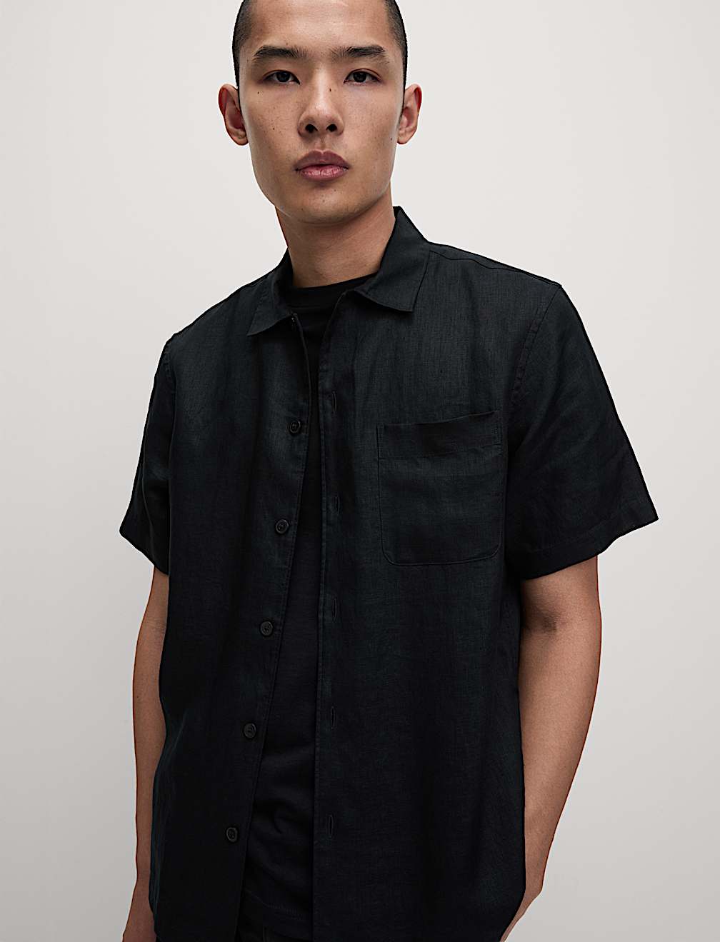 Pure Linen Short Sleeve Shirt
