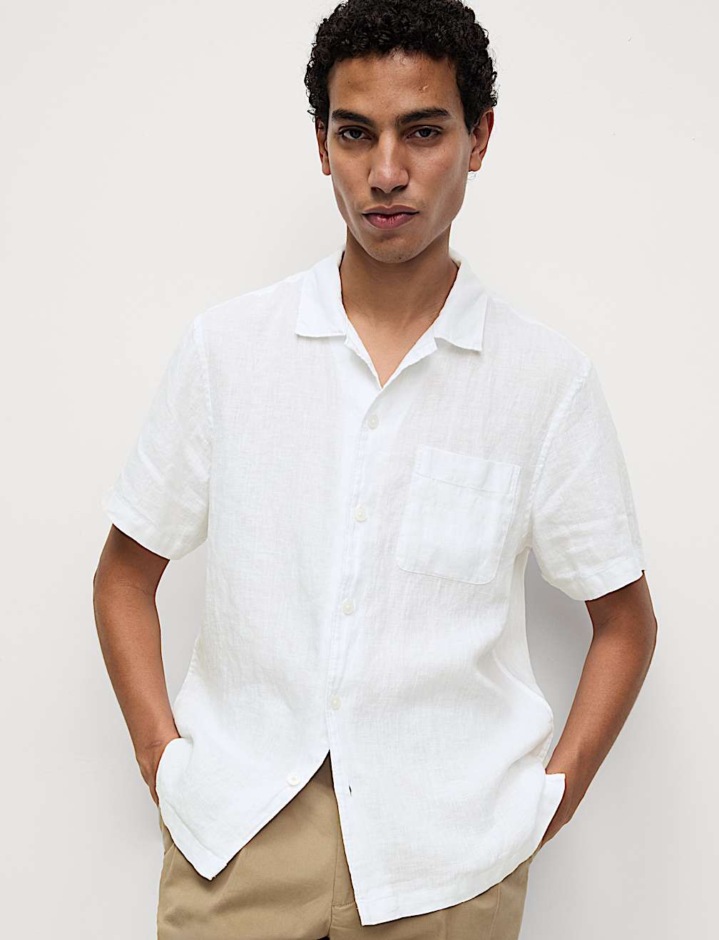 Pure Linen Short Sleeve Shirt