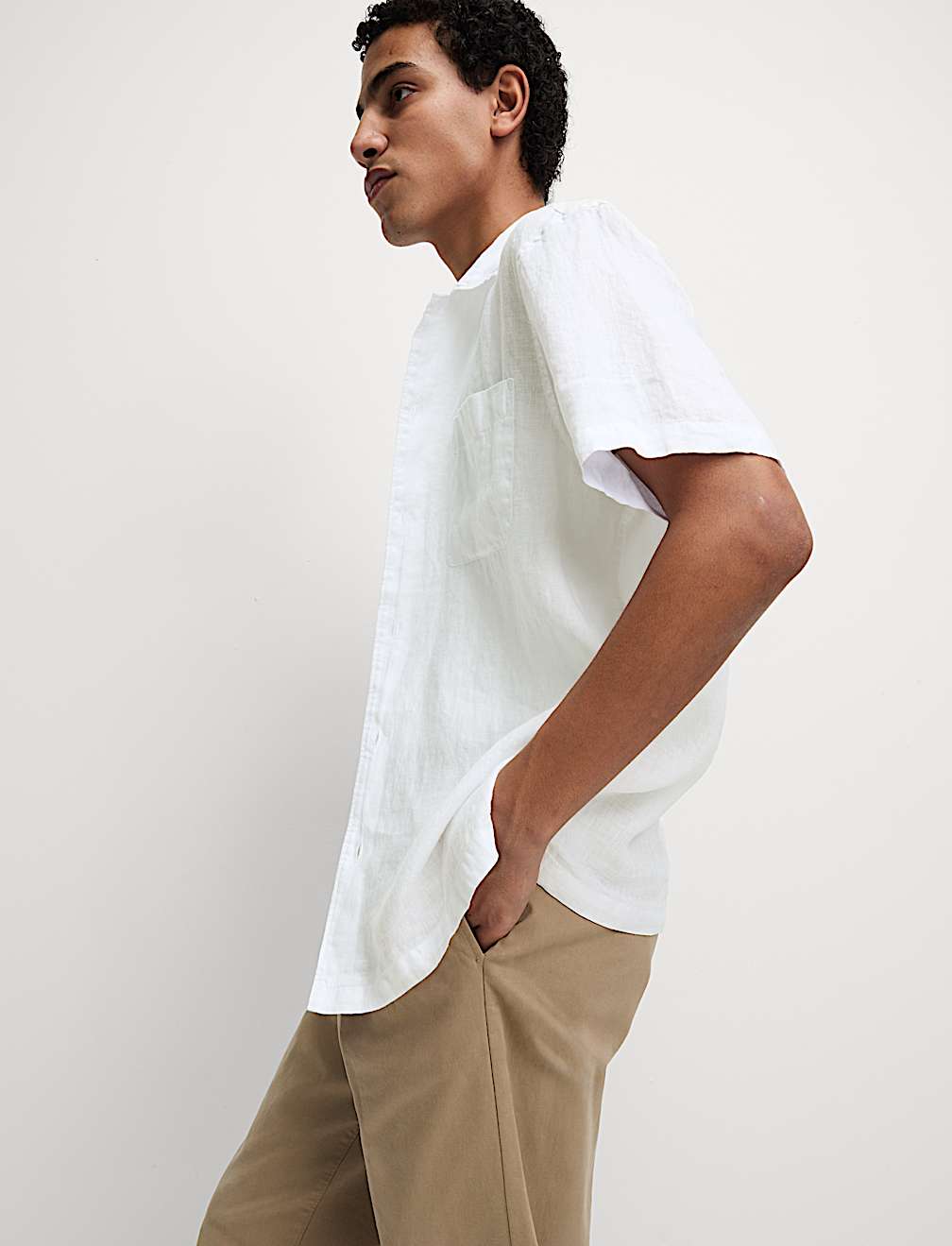 Pure Linen Short Sleeve Shirt
