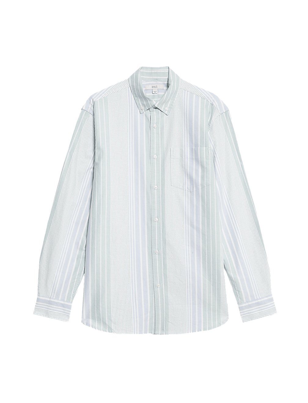 Pure Cotton Striped Oxford Shirt
