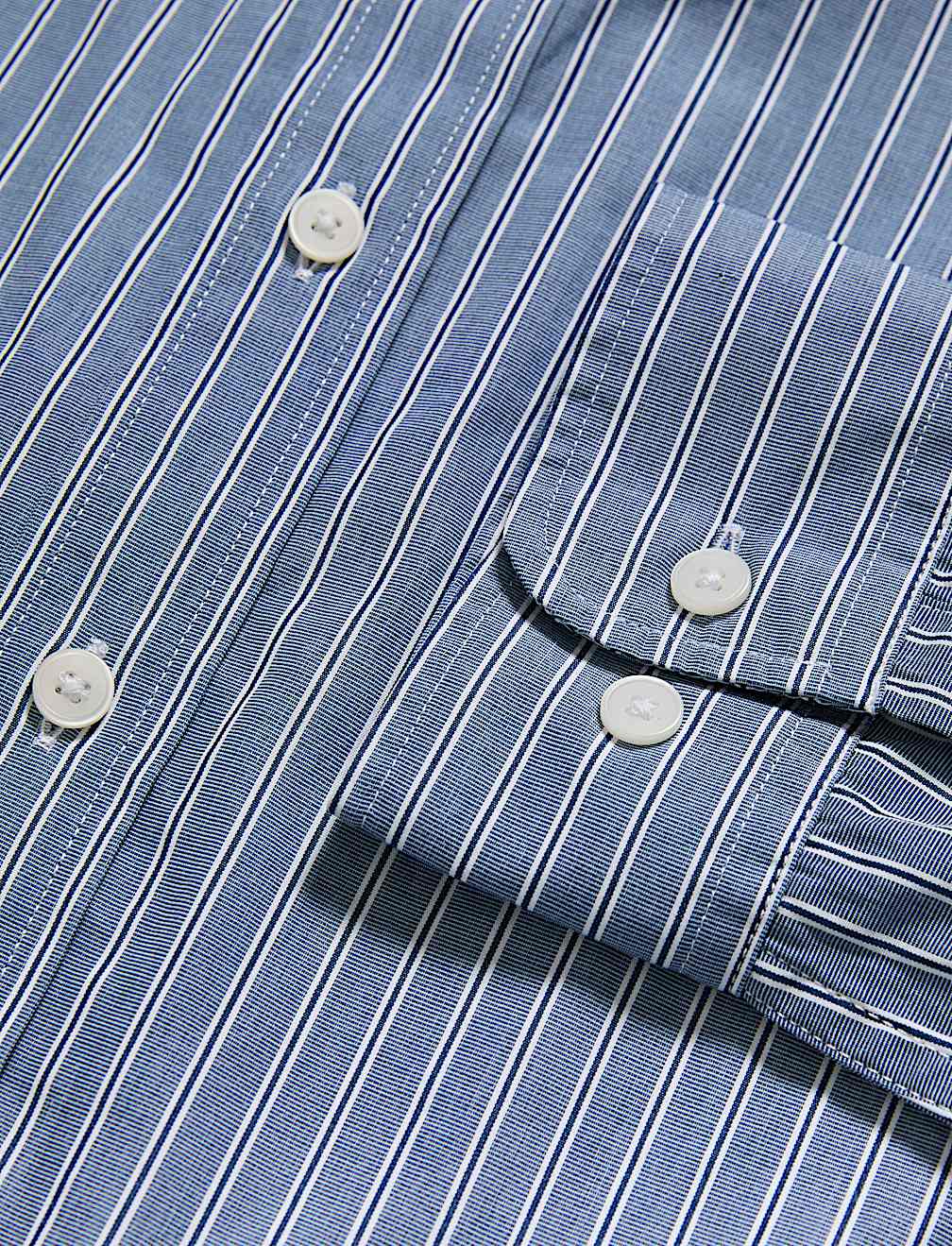 Pure Cotton Striped Oxford Shirt