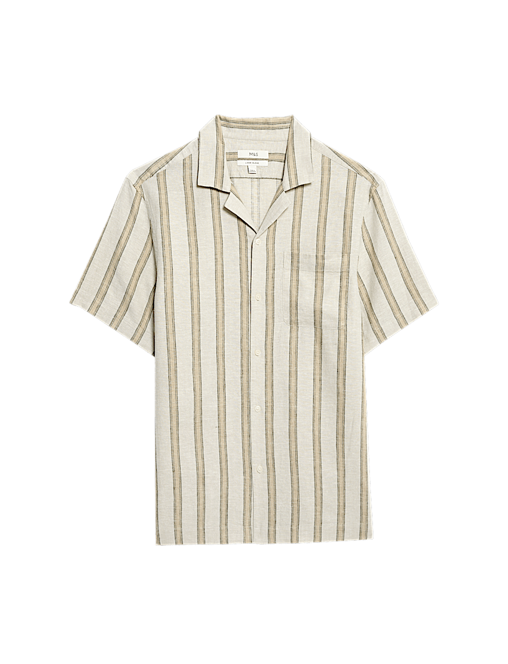 SS Linen Blend Stripe