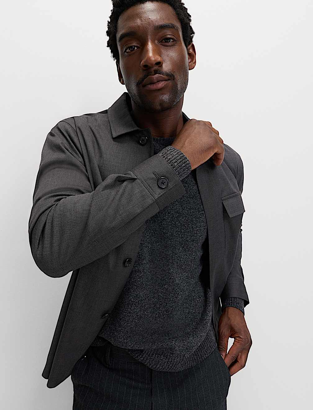 Cotton Blend Overshirt