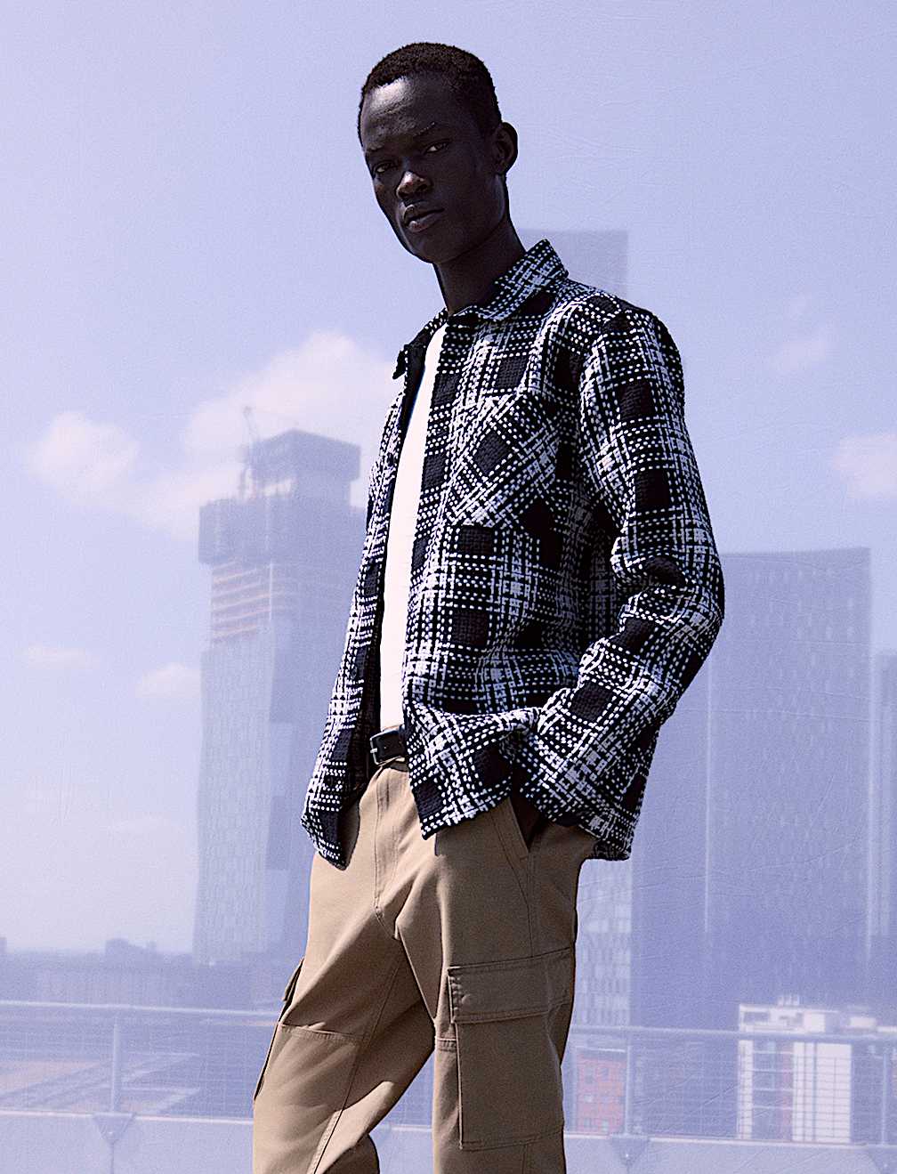 Checked Overshirt
