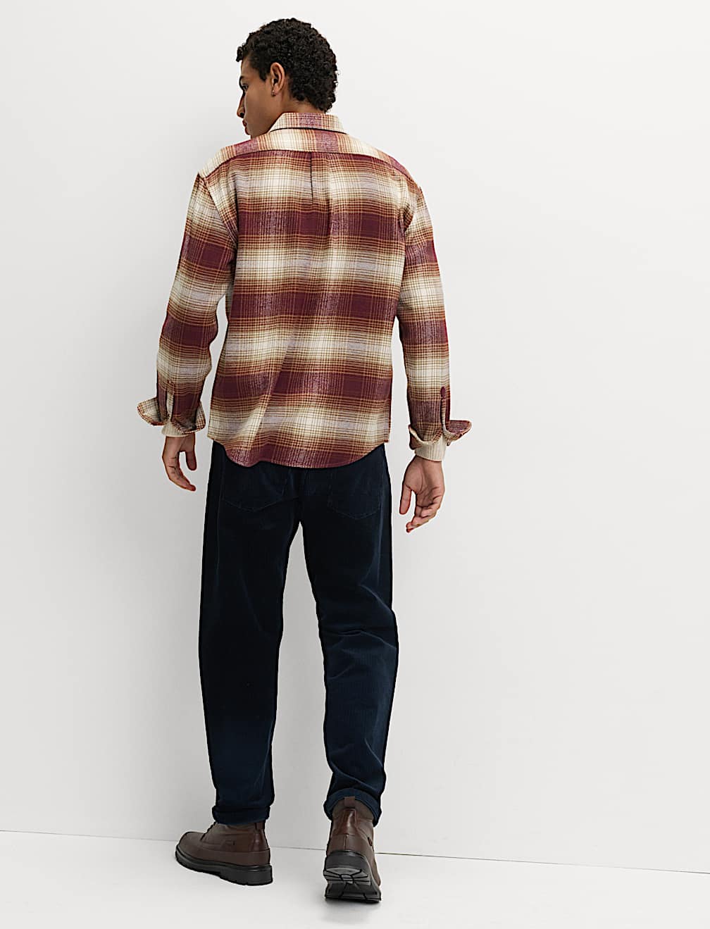 Pure Cotton Checked Flannel Shirt