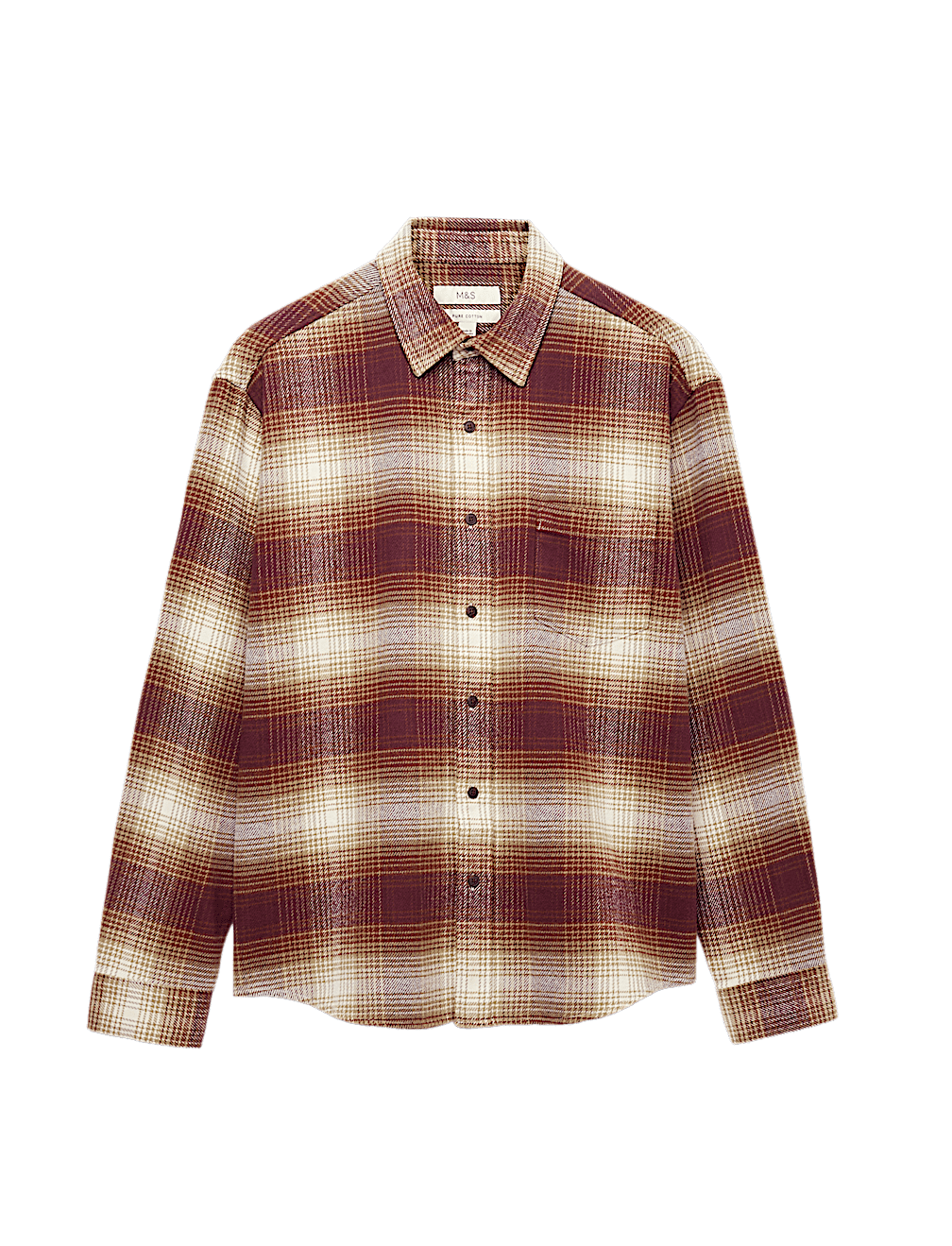 Pure Cotton Checked Flannel Shirt