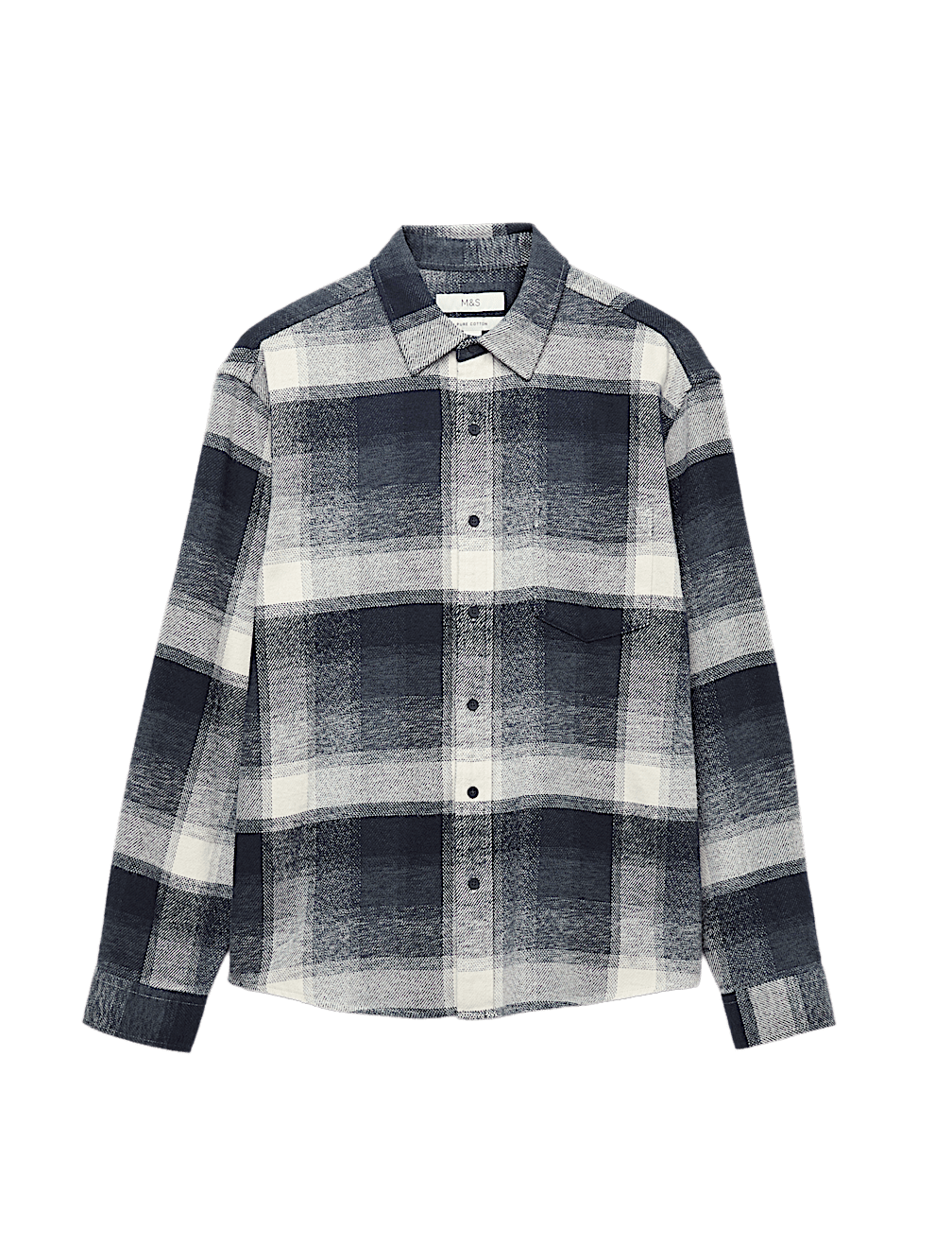 Pure Cotton Checked Flannel Shirt