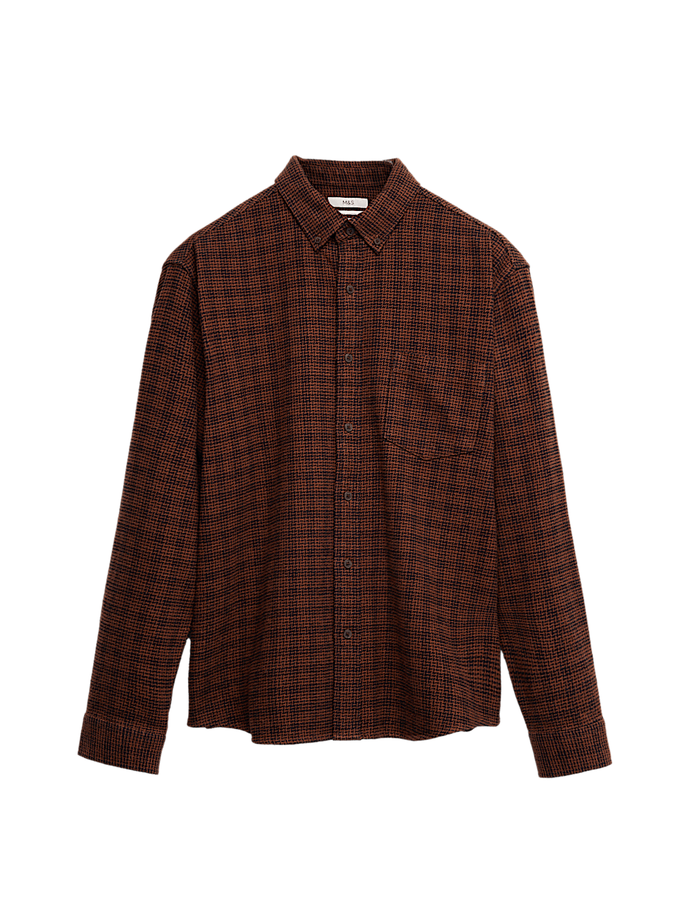 Pure Cotton Checked Flannel Shirt