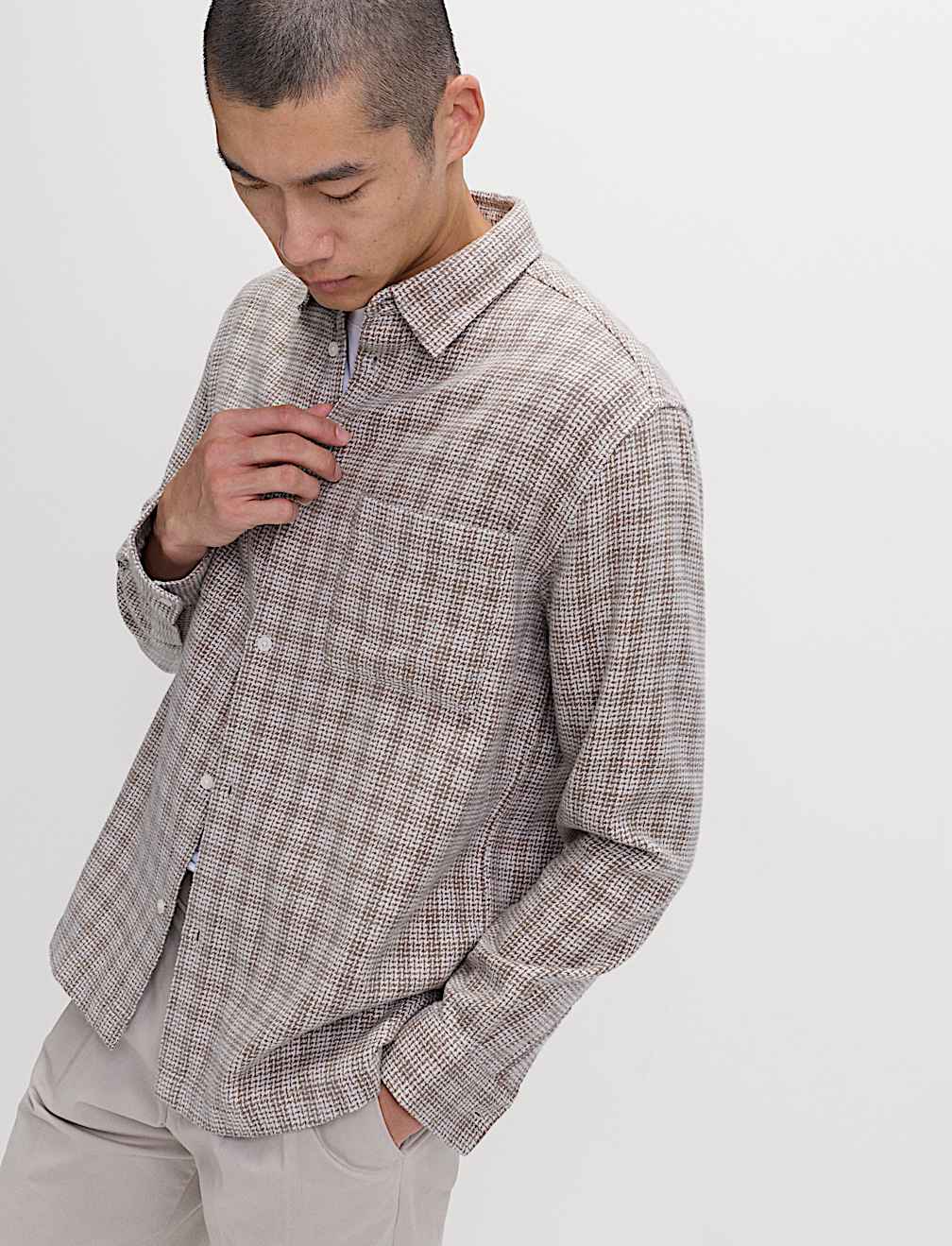 Pure Cotton Checked Flannel Shirt