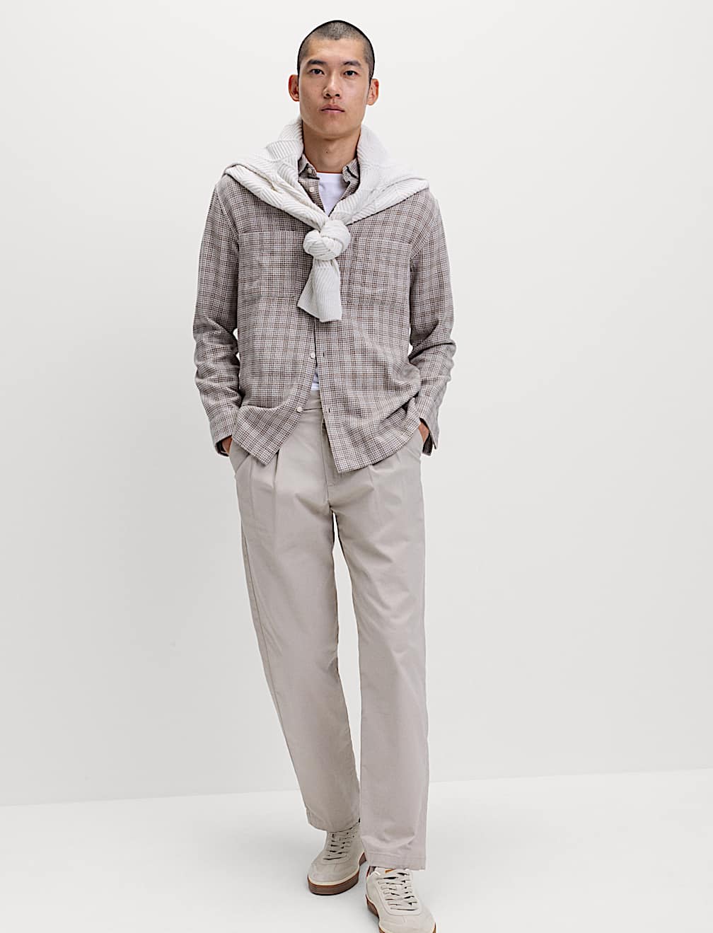 Pure Cotton Checked Flannel Shirt