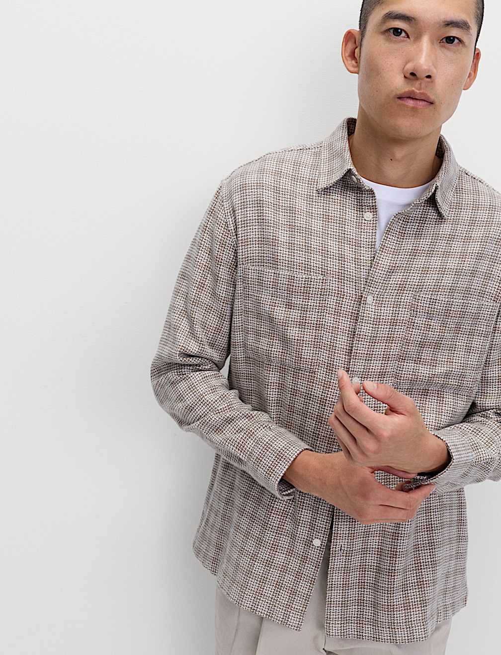 Pure Cotton Checked Flannel Shirt