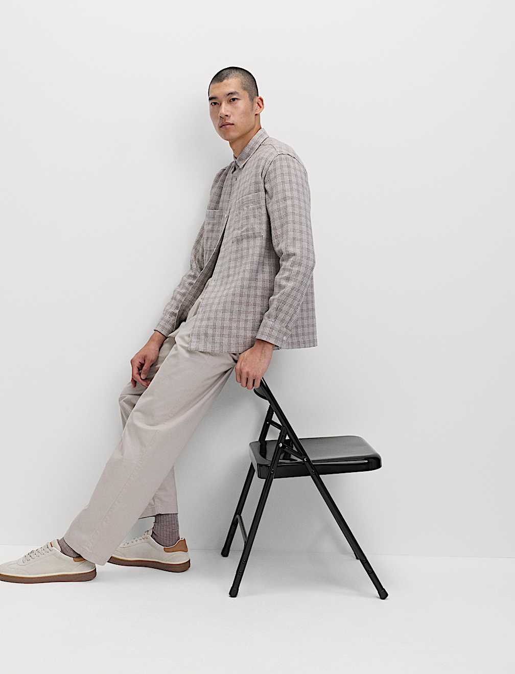 Pure Cotton Checked Flannel Shirt