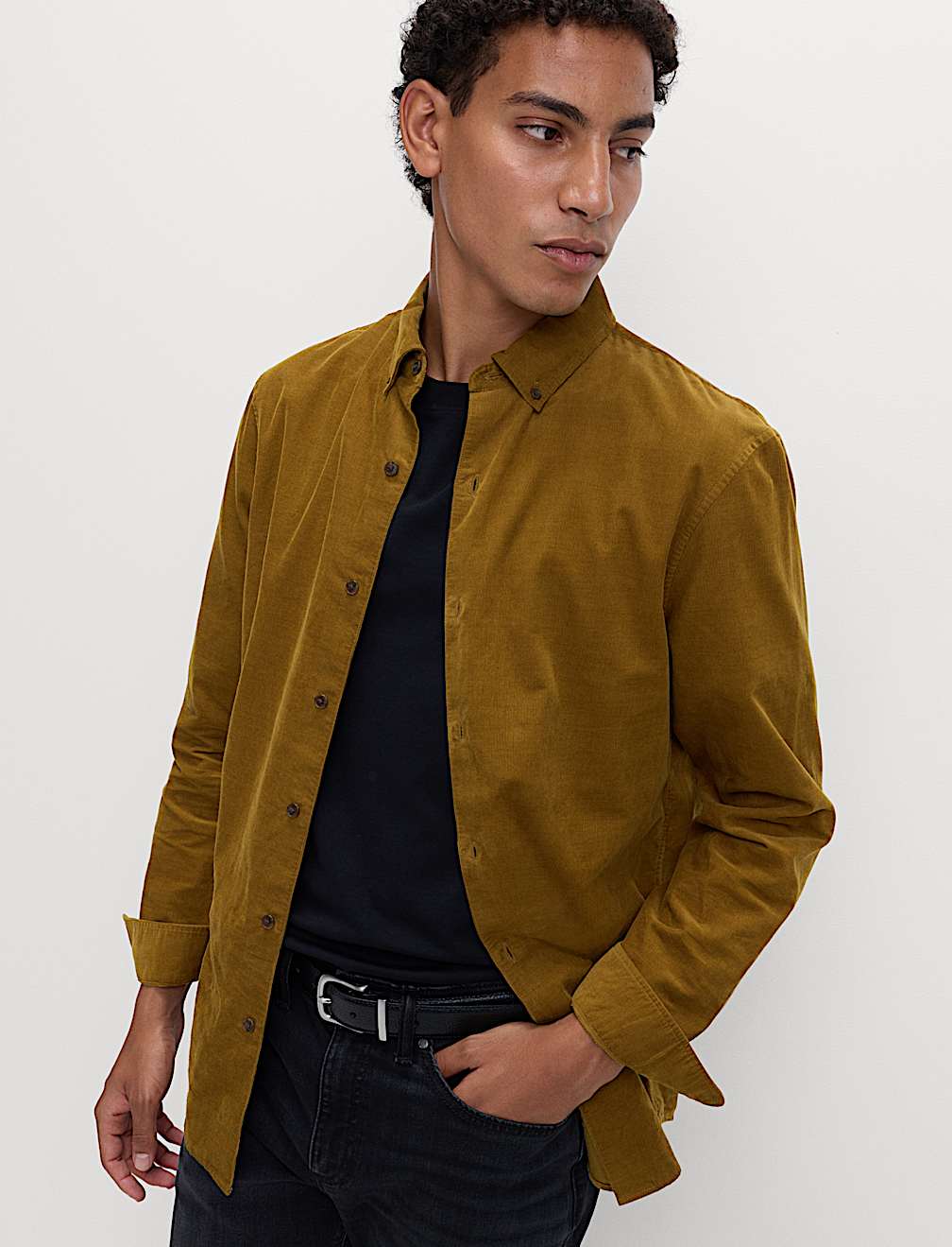 Pure Cotton Corduroy Shirt