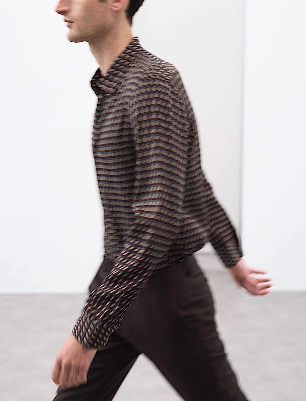 Regular Fit Geometric Print Shirt