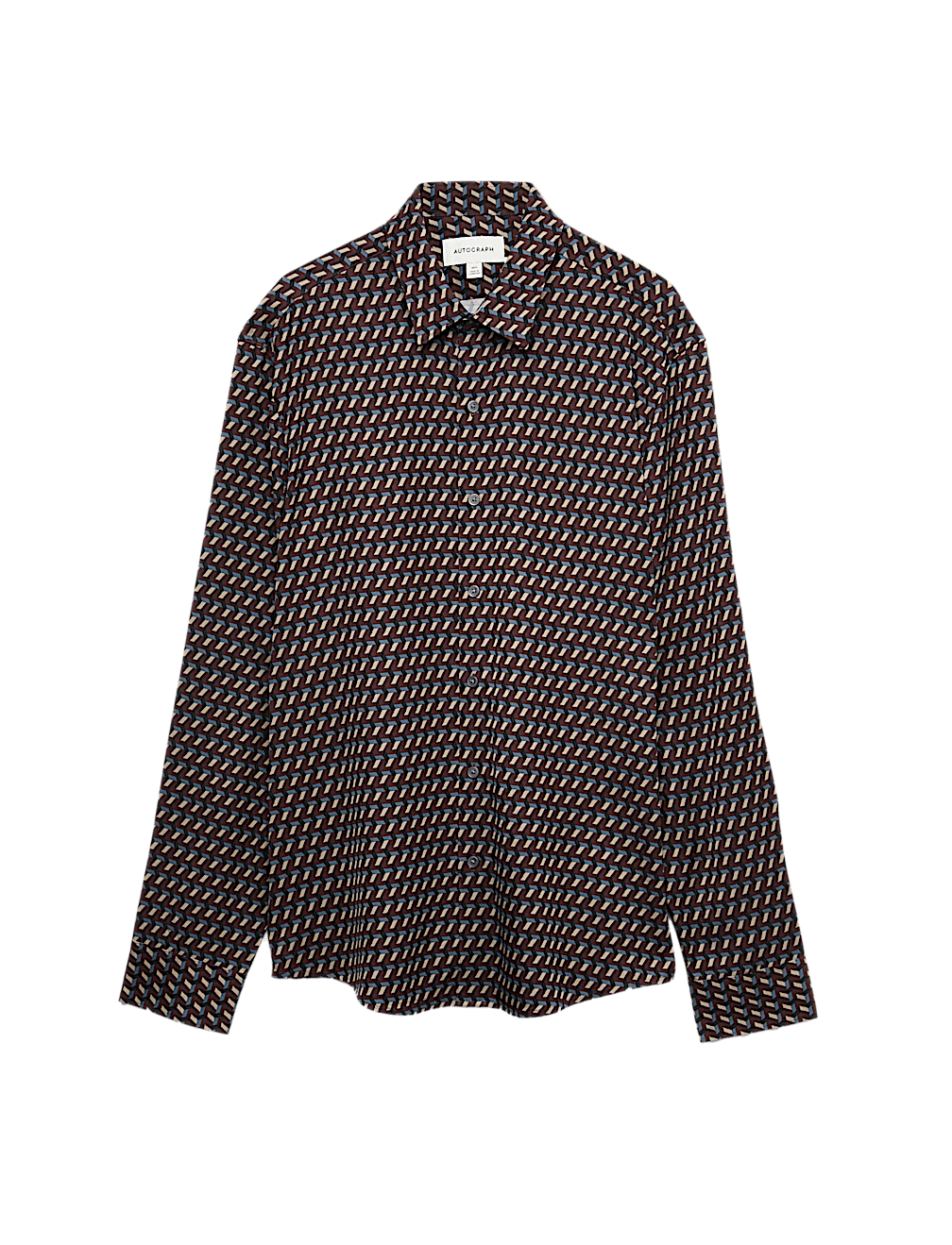 Regular Fit Geometric Print Shirt