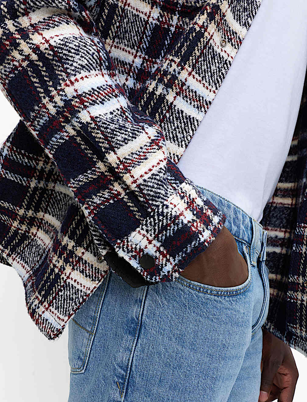 Regular Fit Checked Overshirt