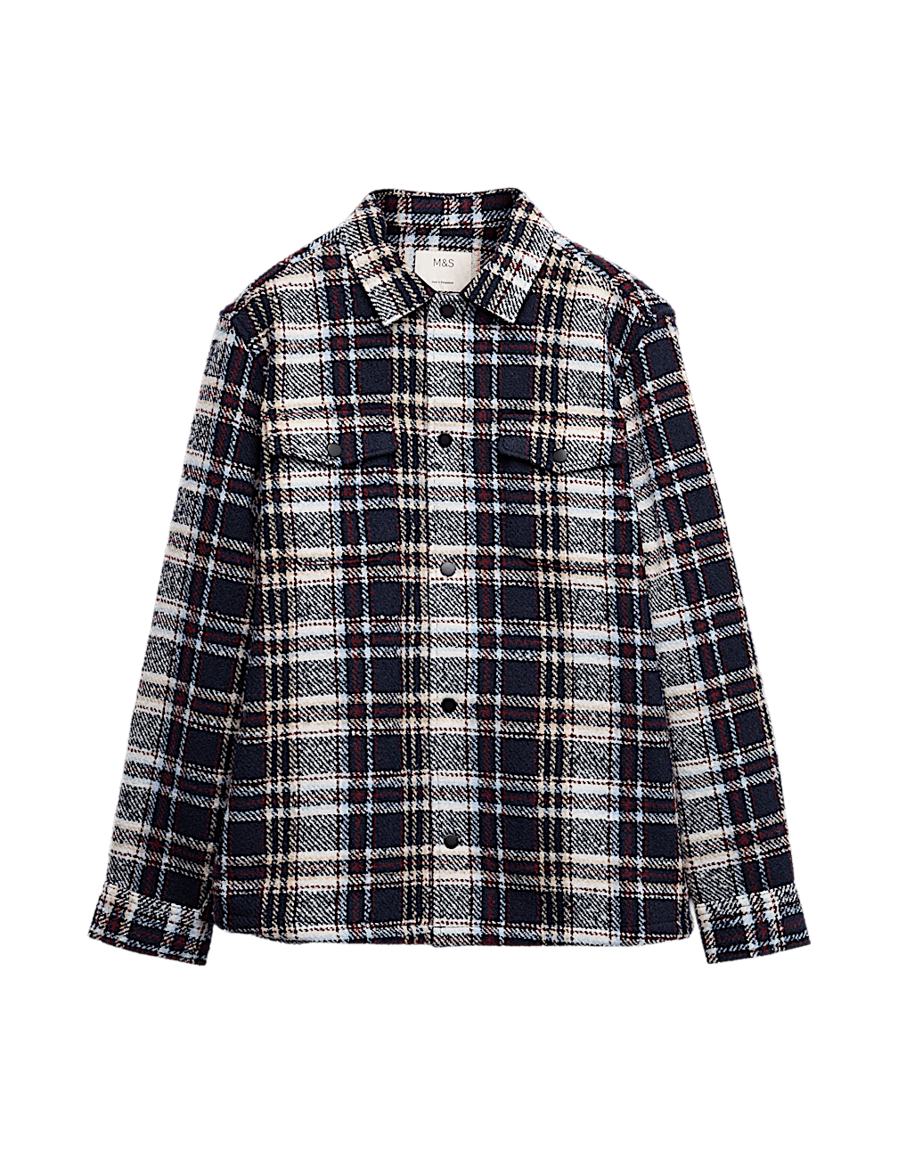 Regular Fit Checked Overshirt