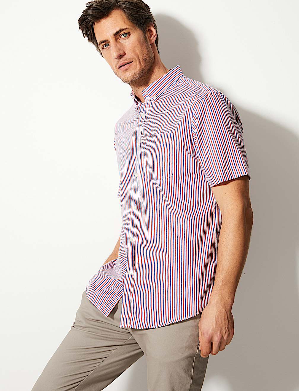 Pure Cotton Striped Shirt