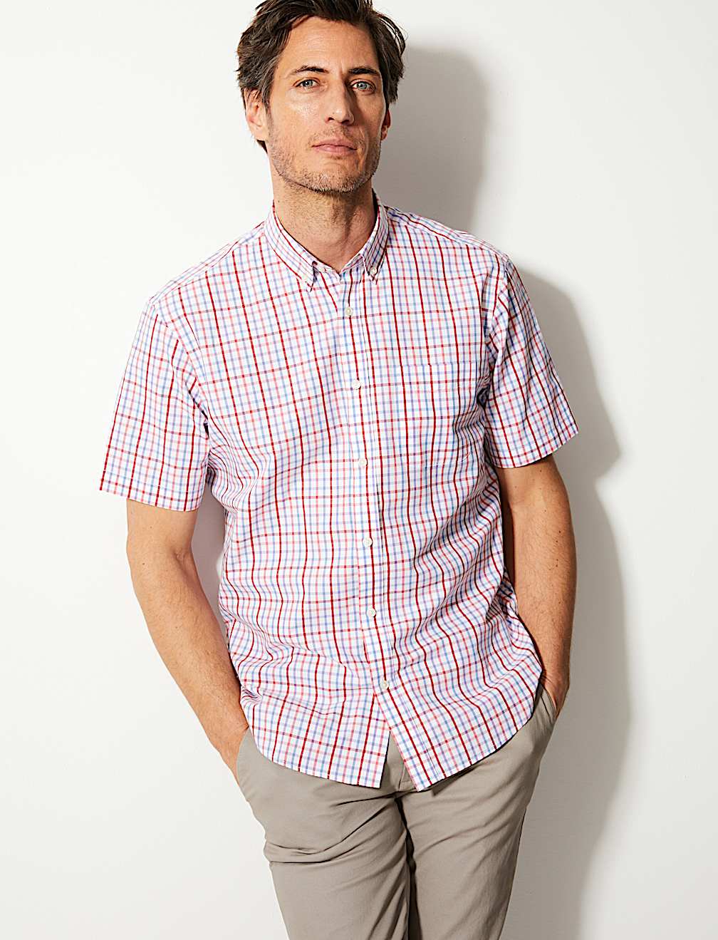 Pure Cotton Checked Shirt