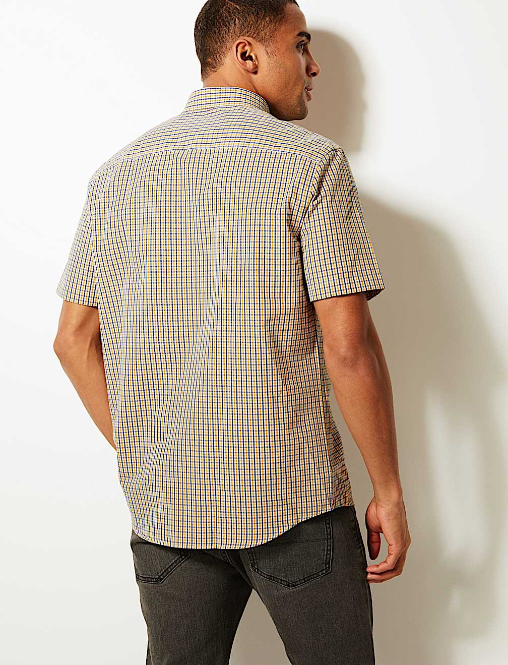 Pure Cotton Checked Shirt