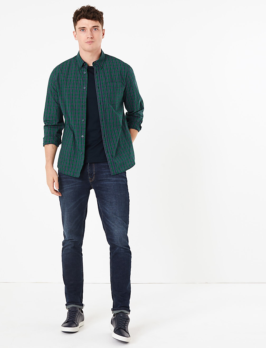 Pure Cotton Checked Shirt