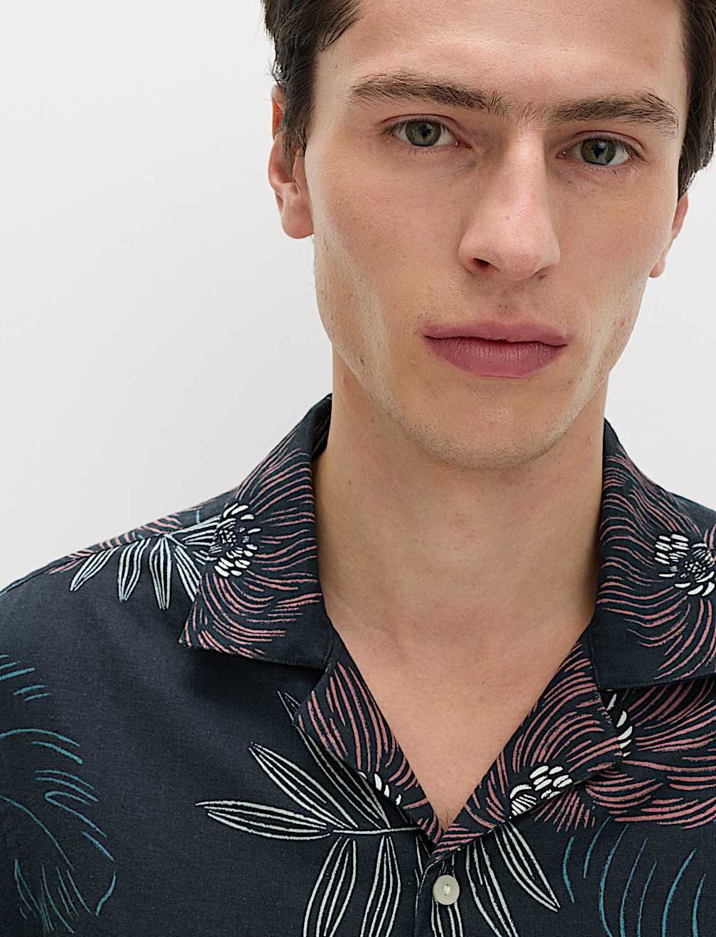 Linen Rich Hawaiian Shirt