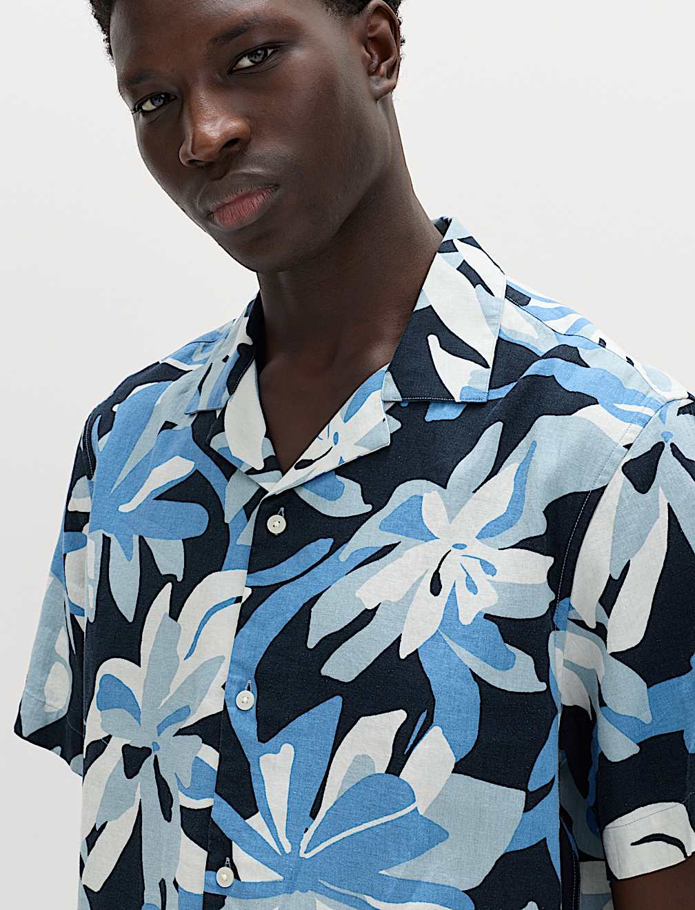 Linen Rich Hawaiian Shirt