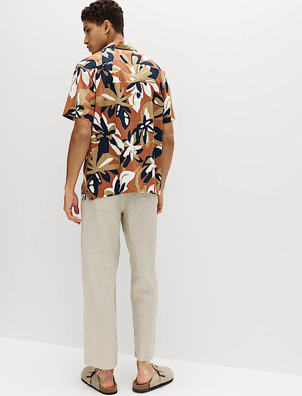 Linen Rich Hawaiian Shirt