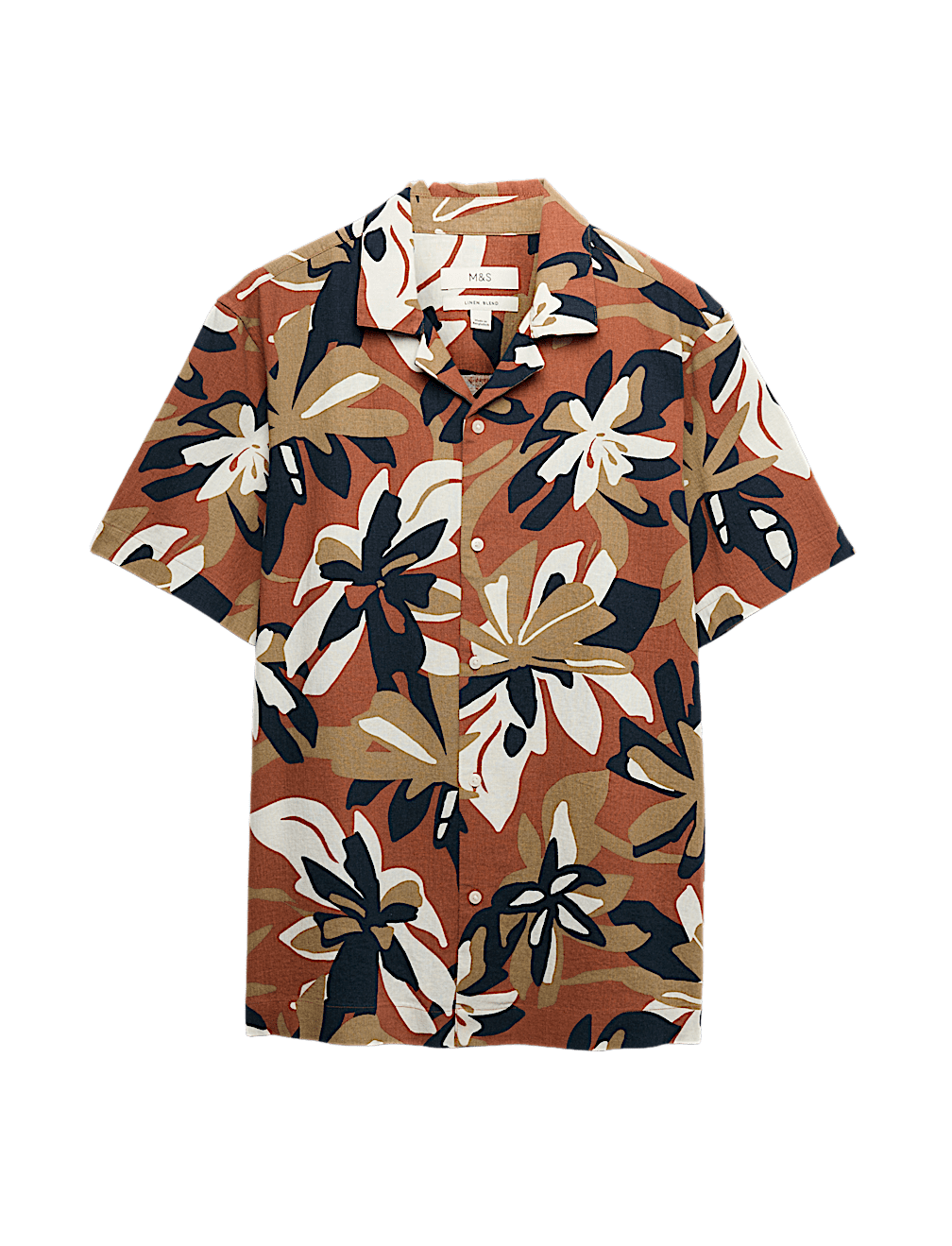 Linen Rich Hawaiian Shirt