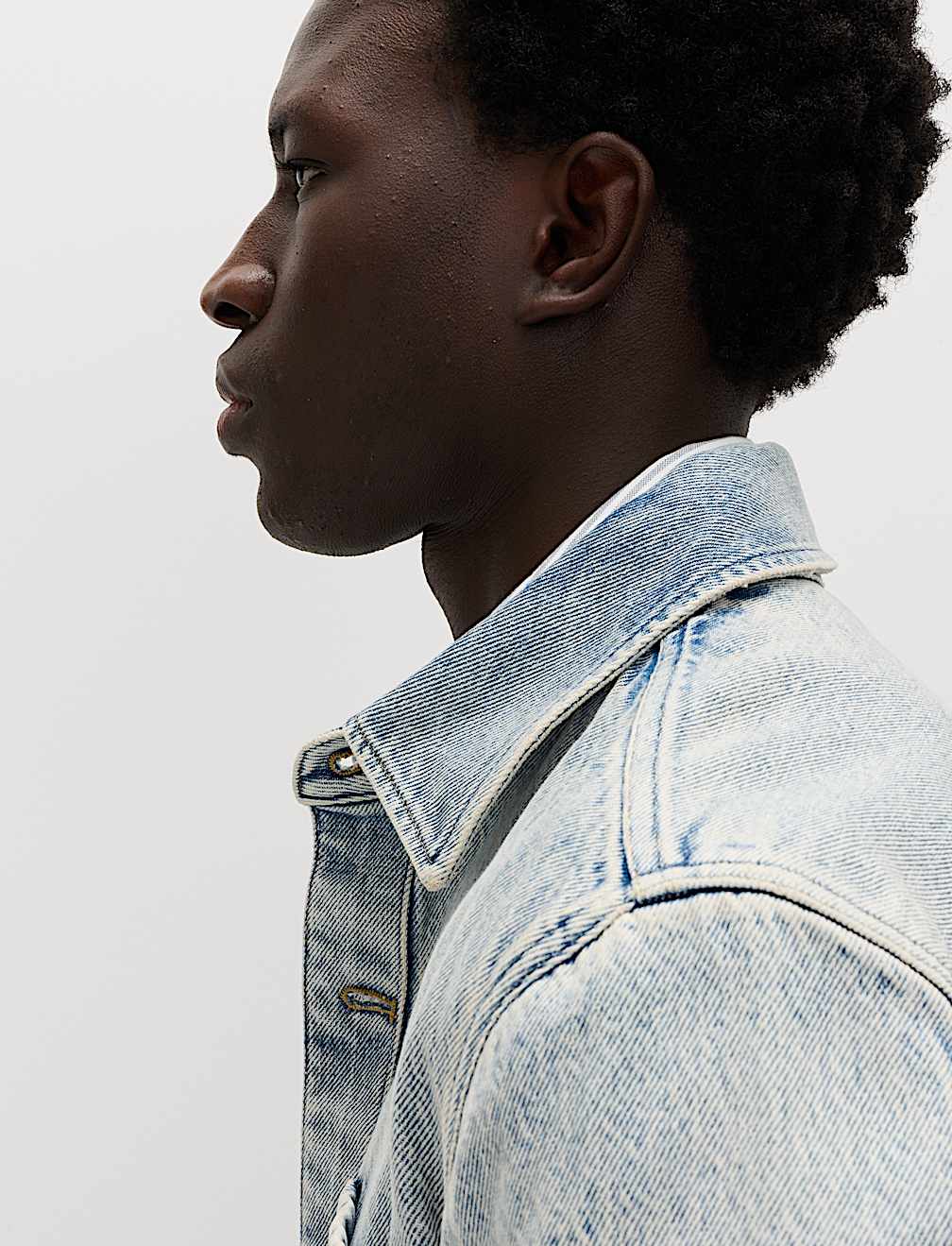 Pure Cotton Denim Overshirt