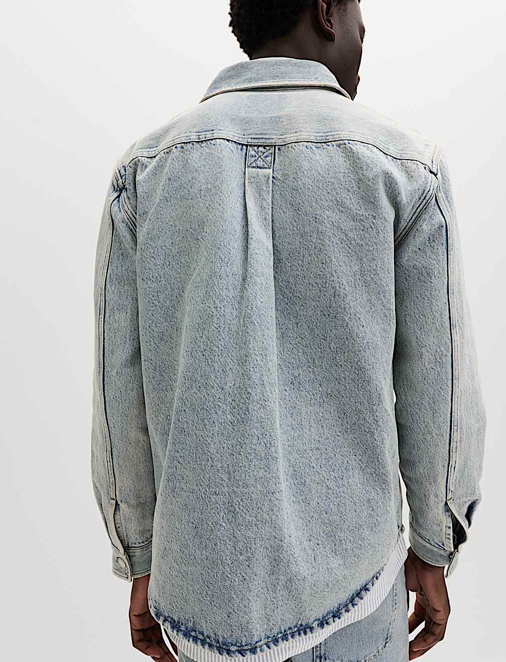 Pure Cotton Denim Overshirt