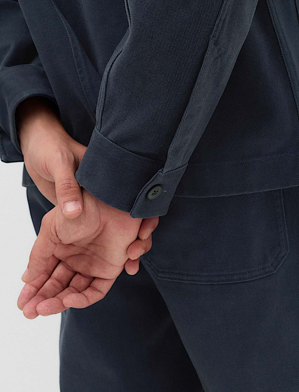 Regular Fit Pure Cotton Twill Overshirt