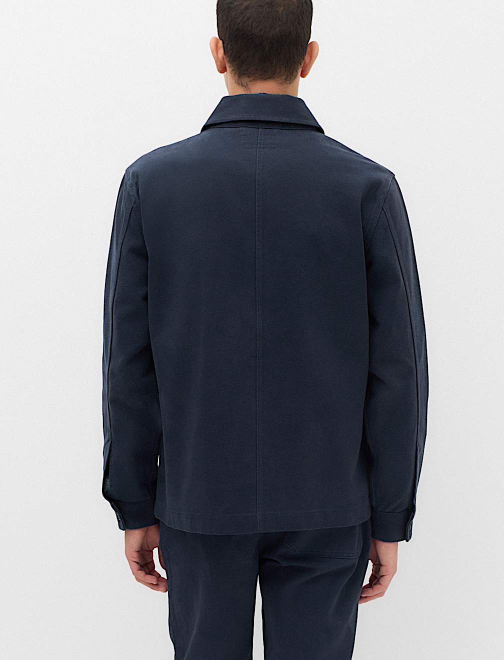 Regular Fit Pure Cotton Twill Overshirt