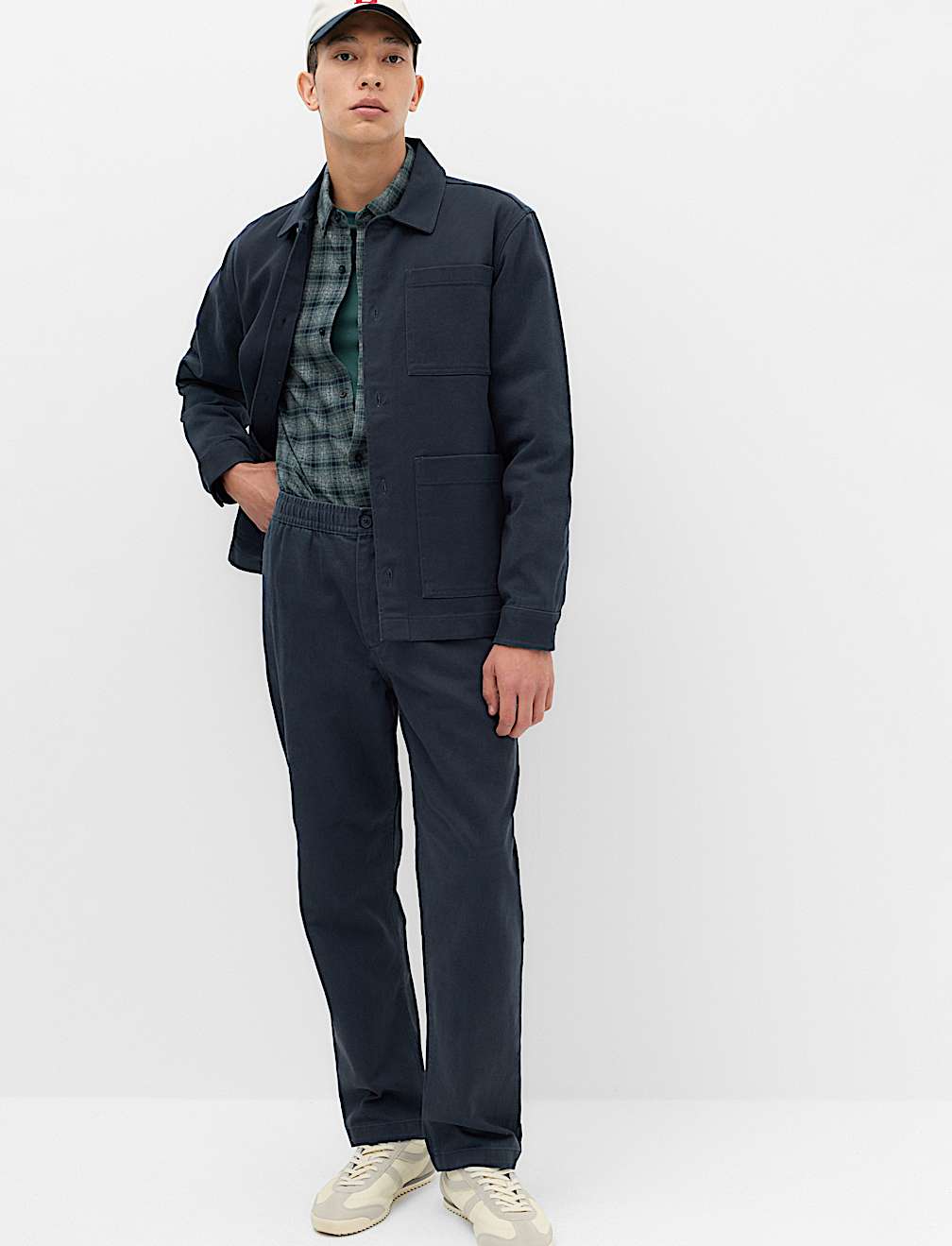 Regular Fit Pure Cotton Twill Overshirt